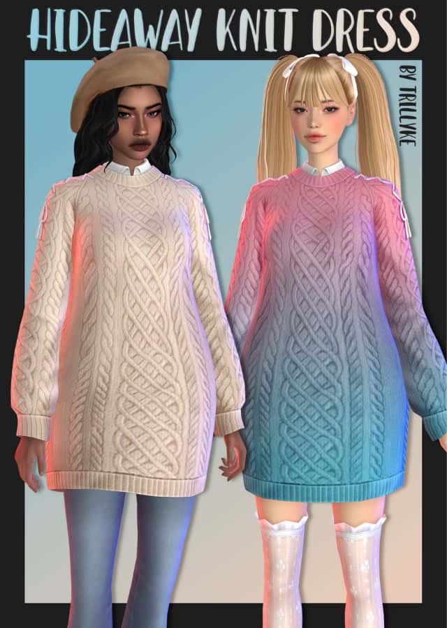 Long Hideaway Knit Dress