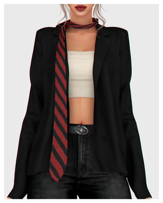 Loose Necktie Accessory