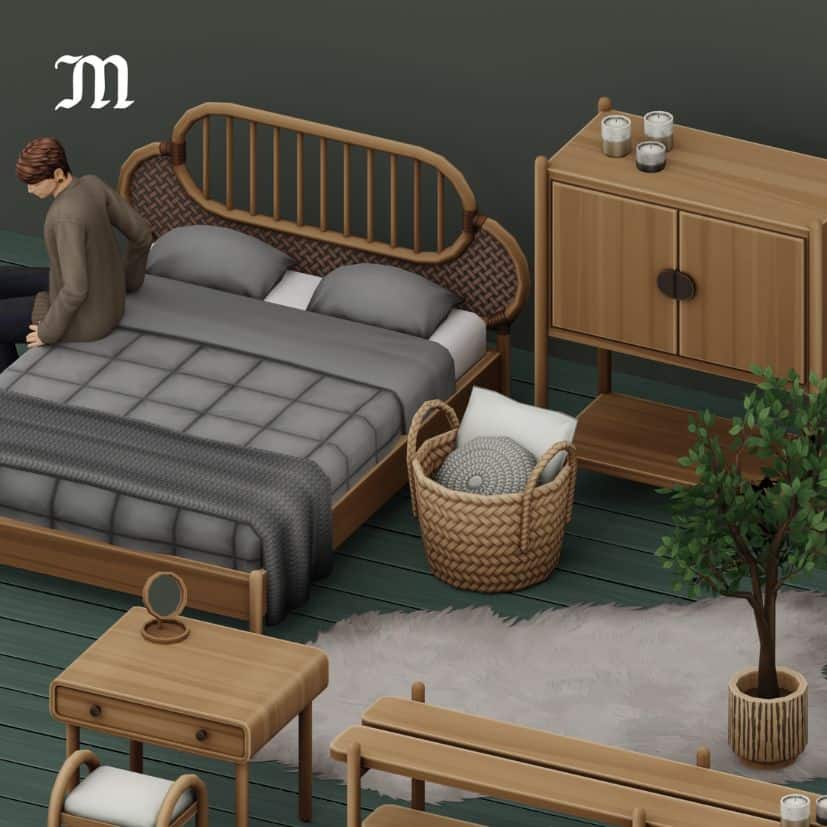 Lottie Bedroom CC Pack
