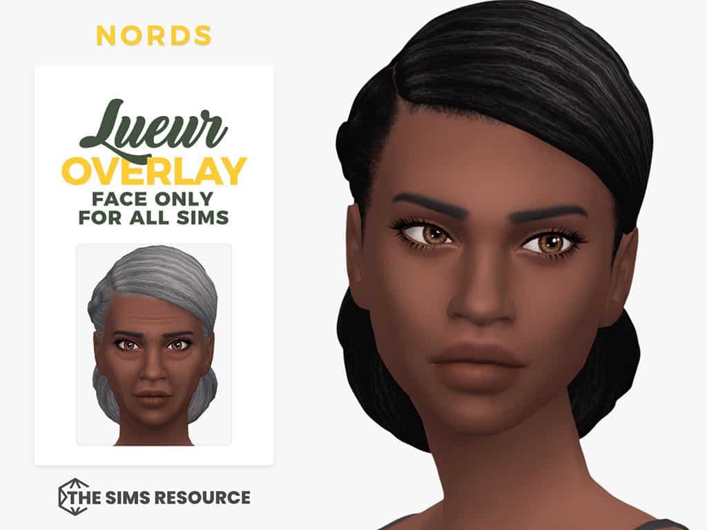 Lueur Sims 4 Face Overlay
