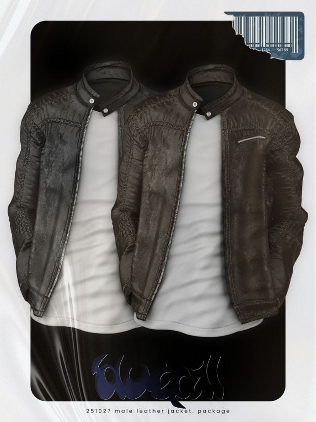 Male Leather Jacket