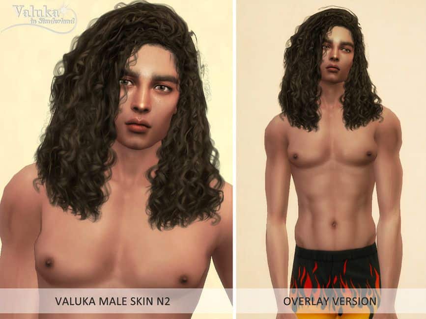 Male N2 Skin Overlay