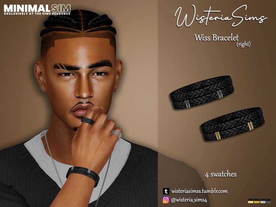 Male Sims Wiss Bracelets
