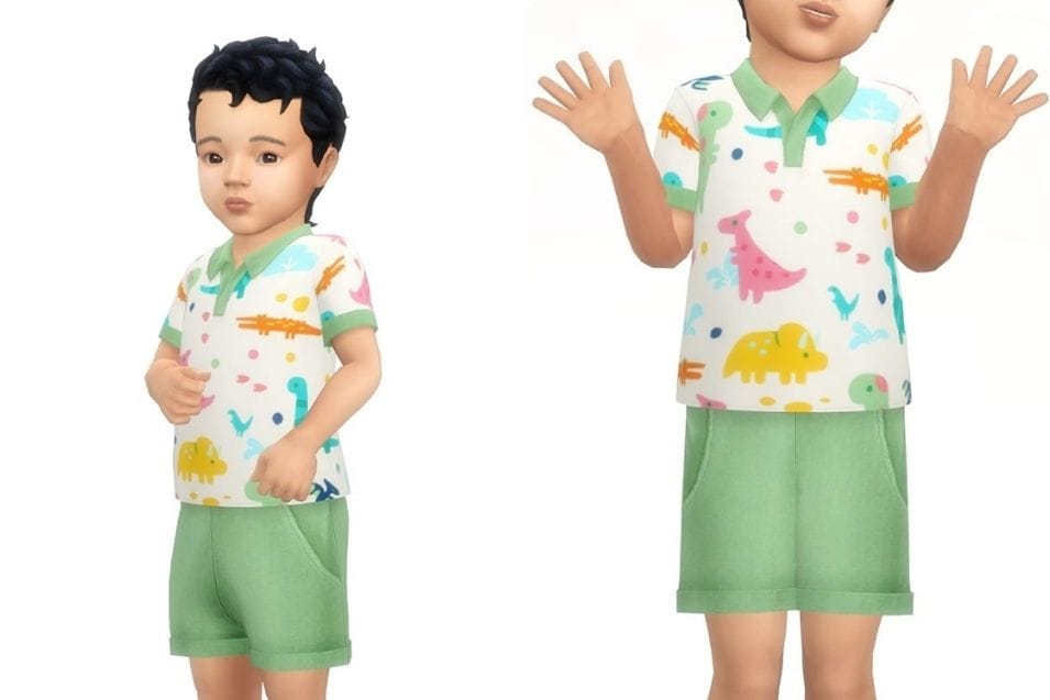 Marco Dinosaur Clothing Set