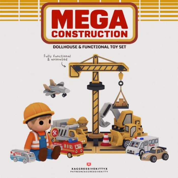 Mega Construction Toy Set
