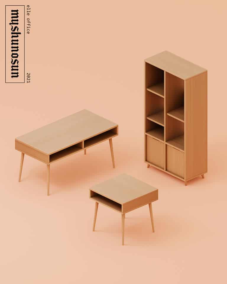 Minimalistic Sims 4 Office CC Set