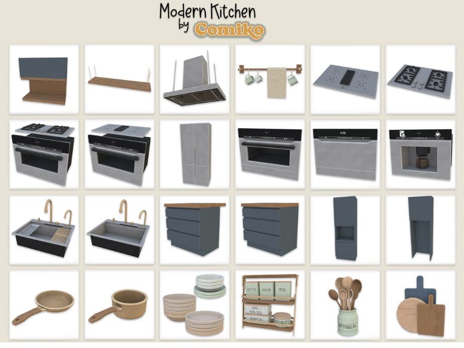 Modern Kitchen Set