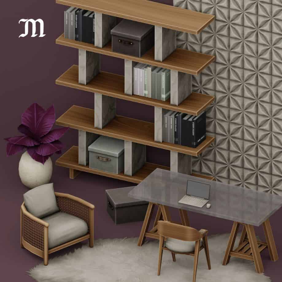 Modern Sims 4 Office CC Pack