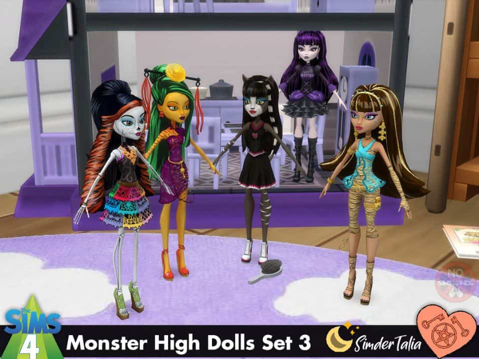 Monster High Dolls Set