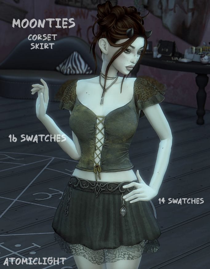 Moonties Corset & Skirt