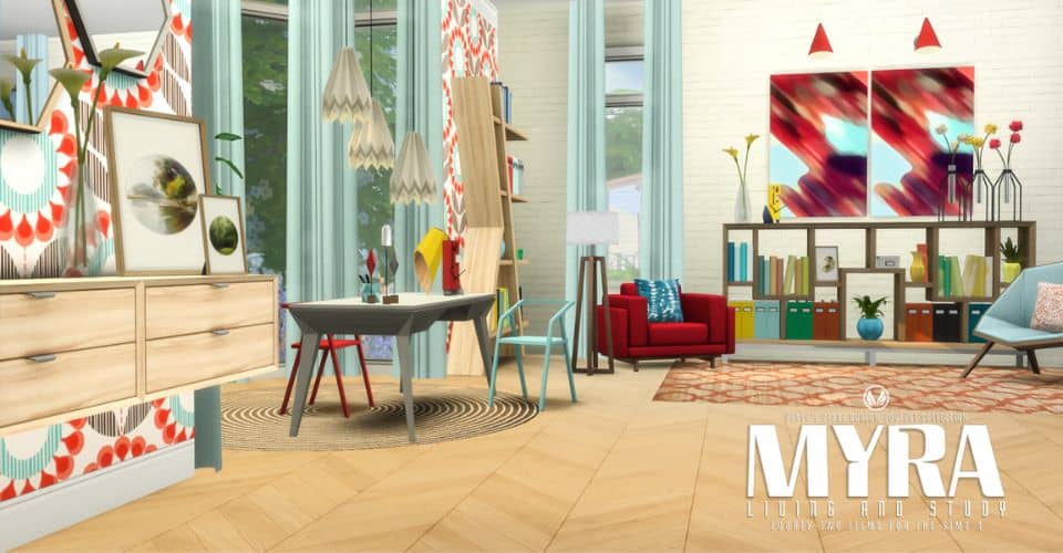 Myra Sims 4 Office CC Pack