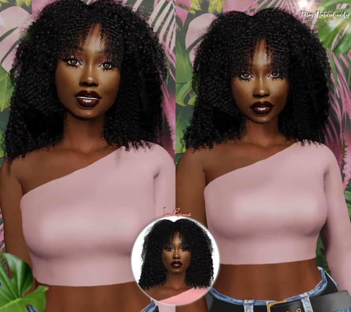 Natural Curly Hair CC