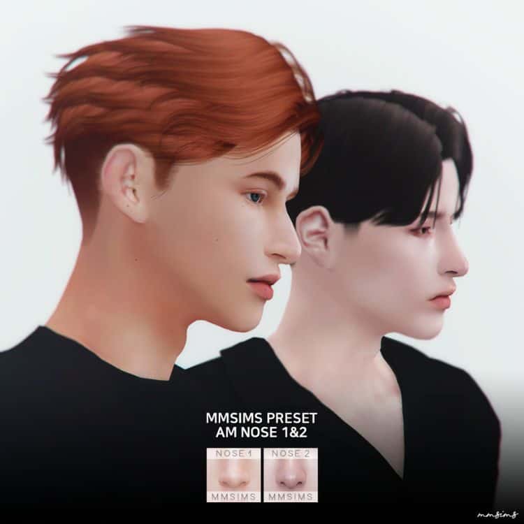 Nose Presets for Male Sims