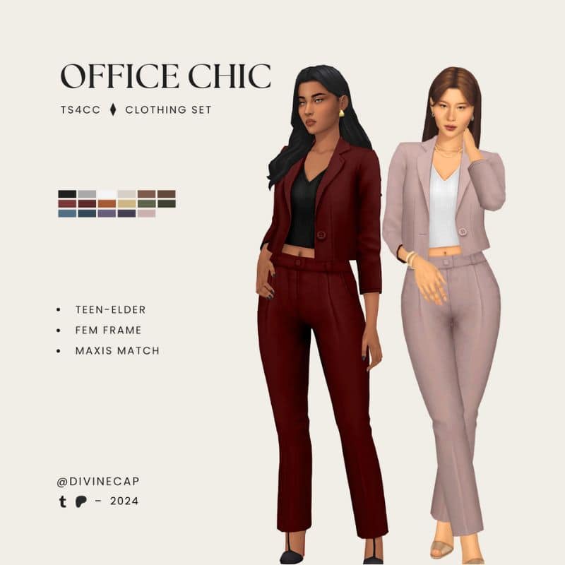 Office Chic Clothing Set