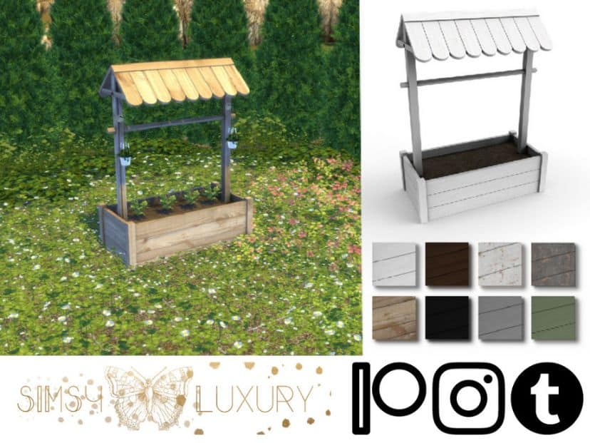 Planter with Roof