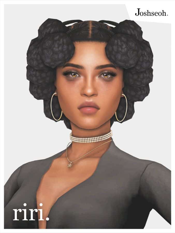 Riri Pull Balls Hairstyle