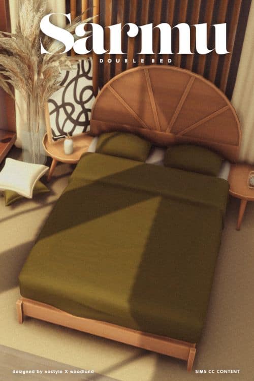 Sarmu Double-Sized Bed