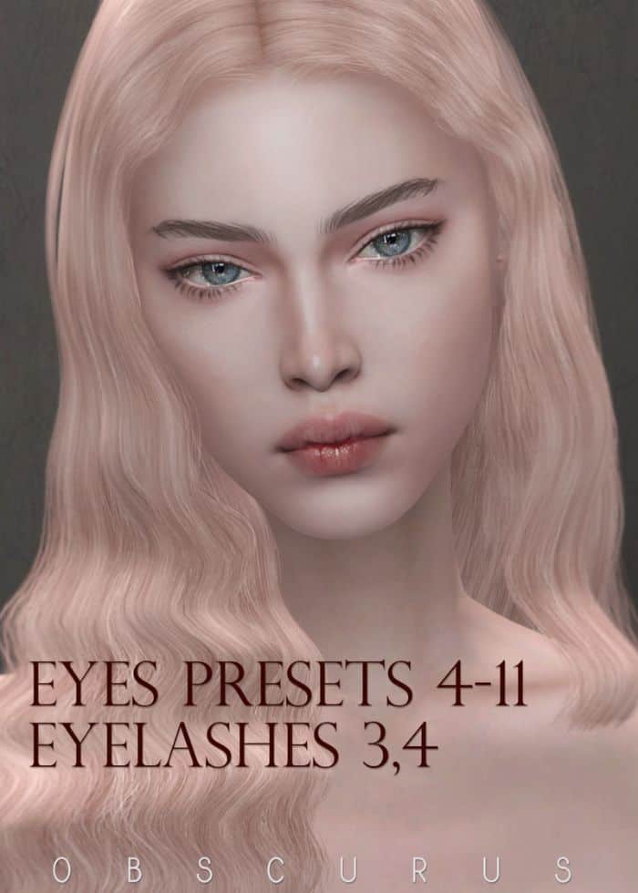 Set of Sims 4 Eye Presets