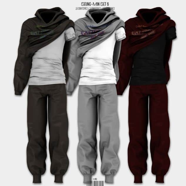Seung-Min Male Clothing Set