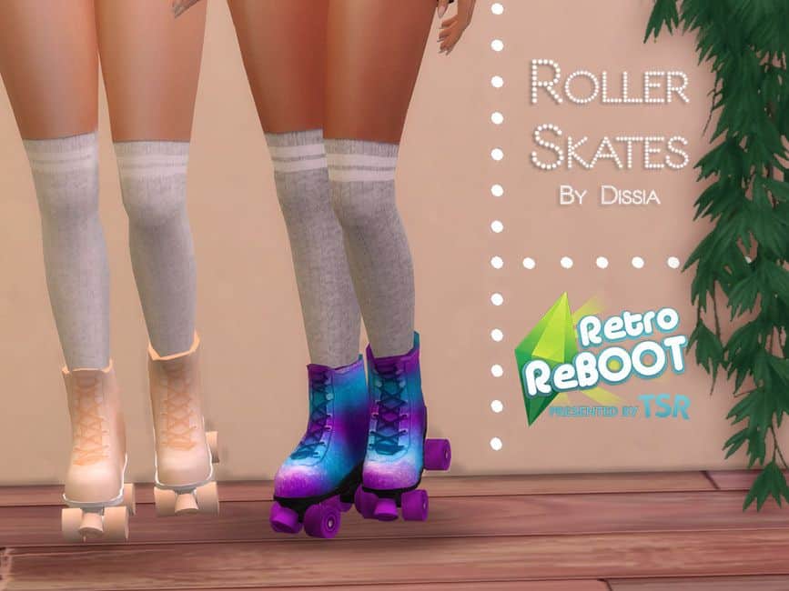 Sims 4 70s CC Roller Skates