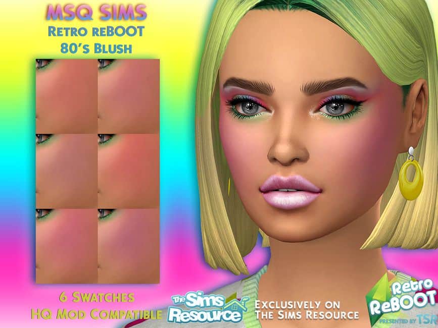 Sims 4 80s Retro Blush