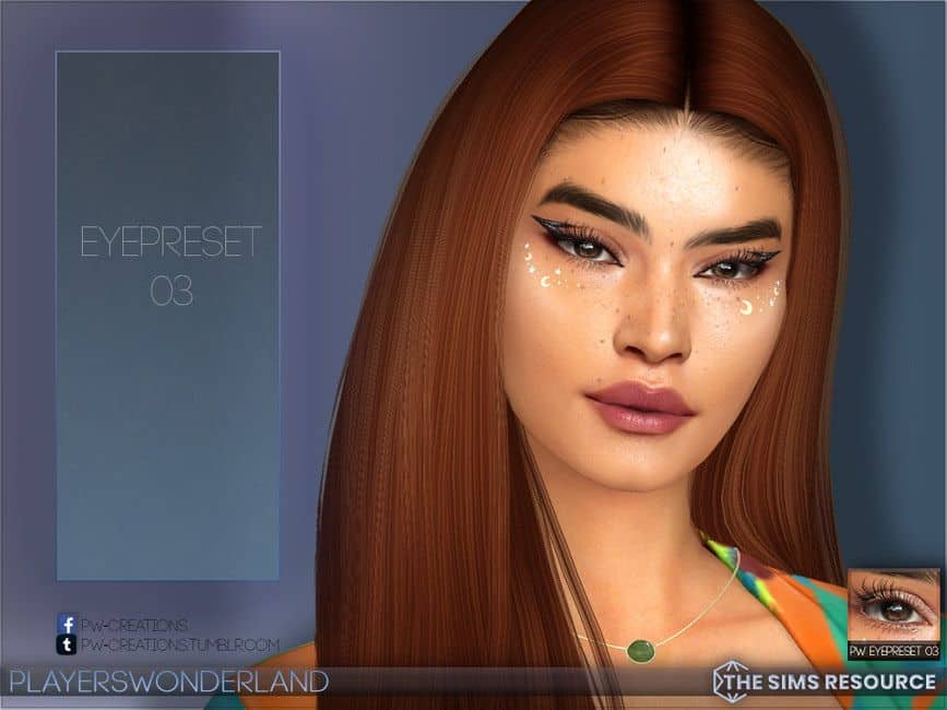 Sims 4 Almond Eye Preset