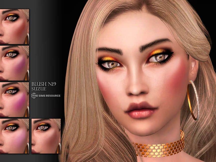 Sims 4 Blush Makeup CC