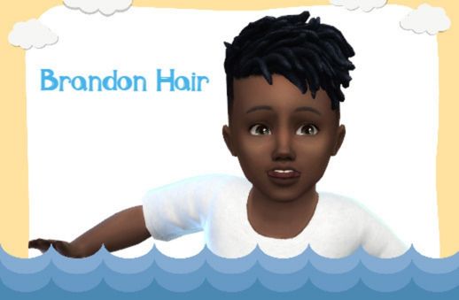 Sims 4 Boys Brandon Hair CC