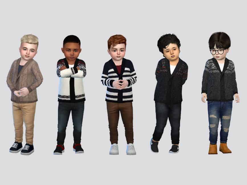Sims 4 Boys Toddler Sweater CC