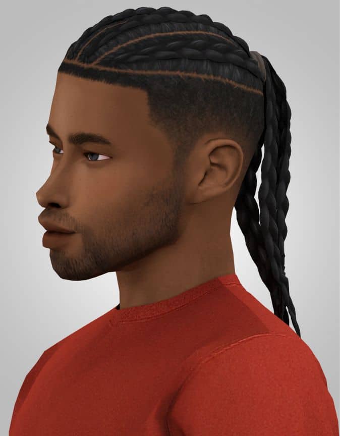 Sims 4 Braided Hair