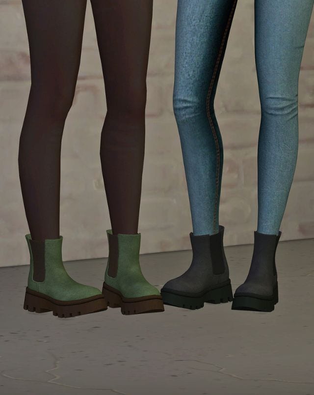 Sims 4 Chelsea Boots