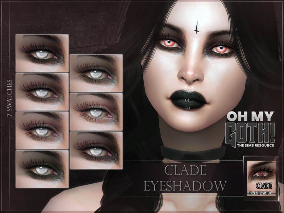 Sims 4 Clade Goth Eyeshadow