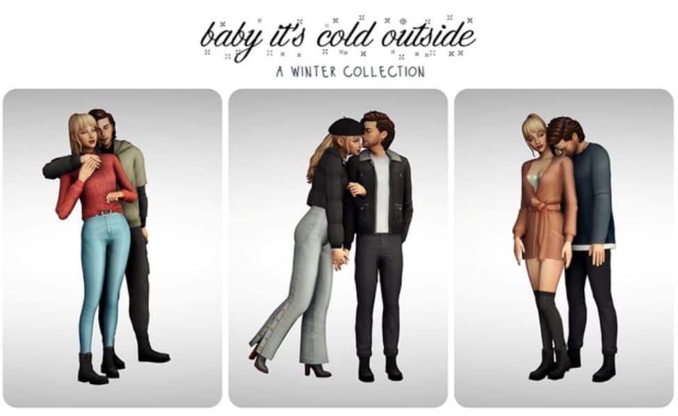 Sims 4 Cold Outside CC Pack