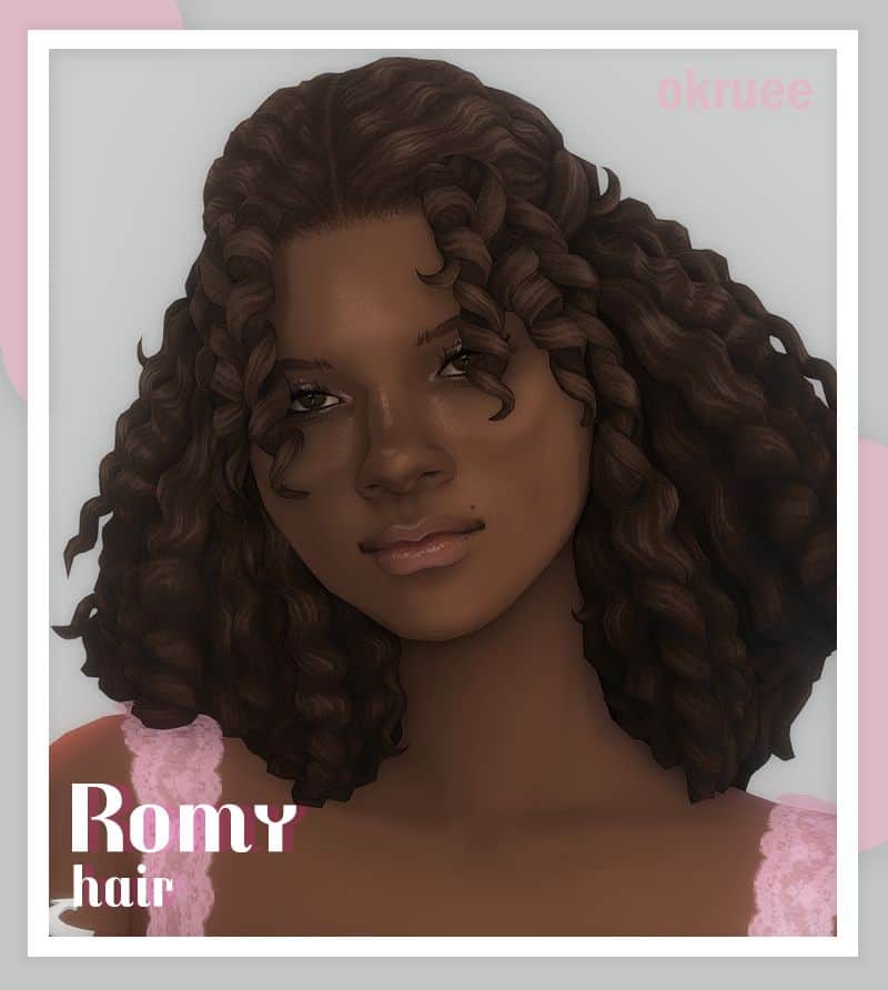 Sims 4 Curly Hair CC Female