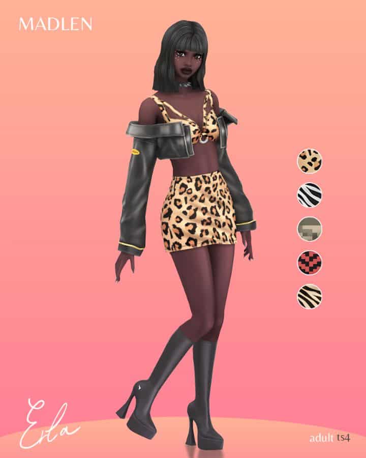 Sims 4 Erla Outfit CC Pack
