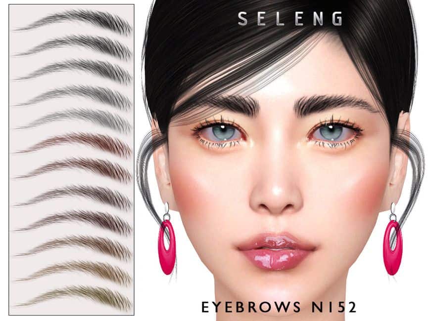 Sims 4 Feathered Eyebrows