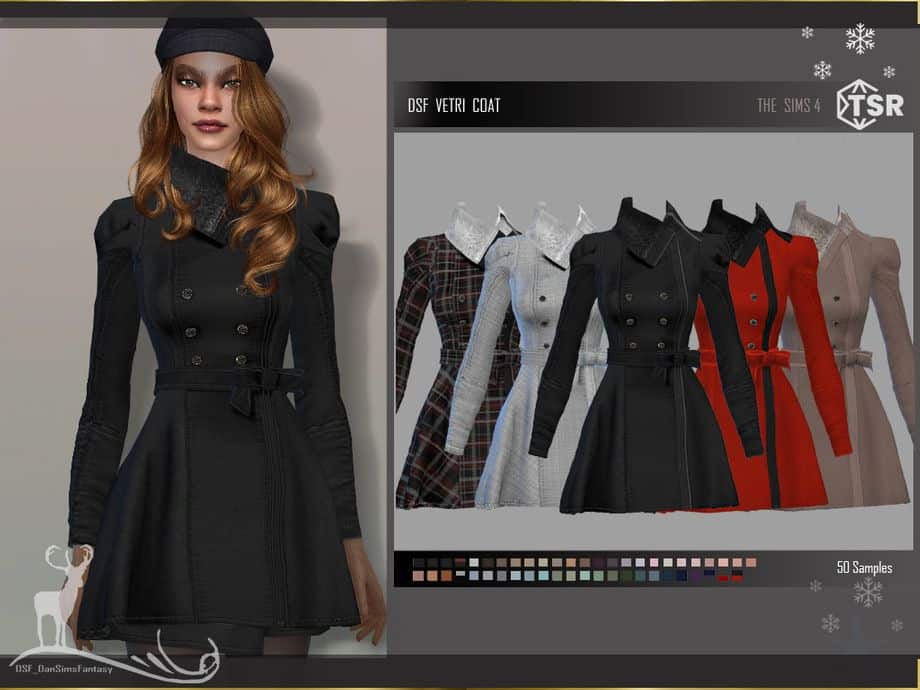 Sims 4 Female Winter Coat
