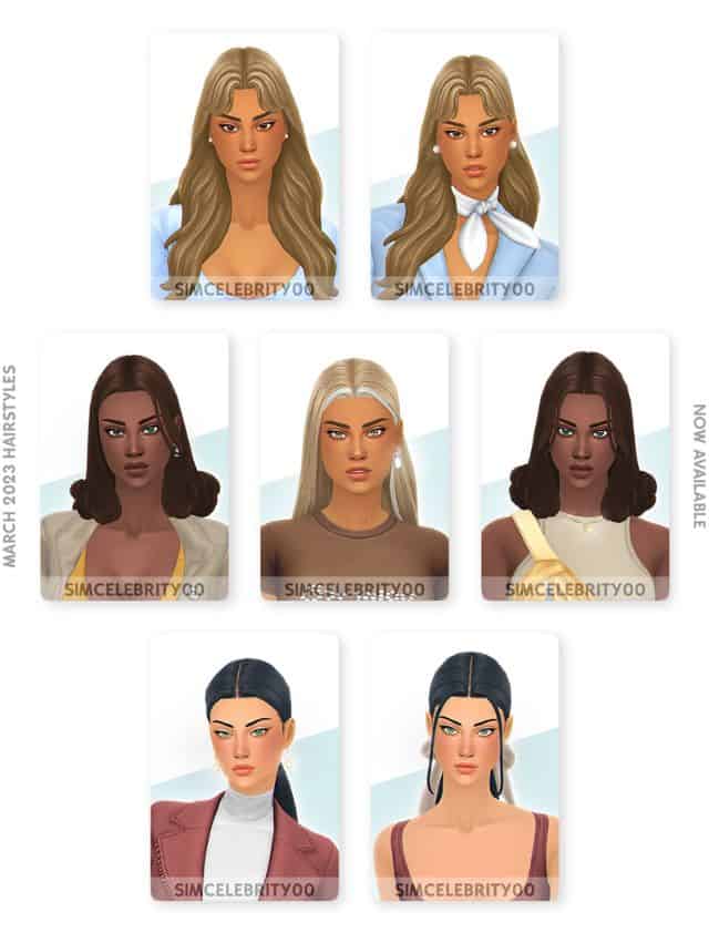 Sims 4 Hairstyles Pack