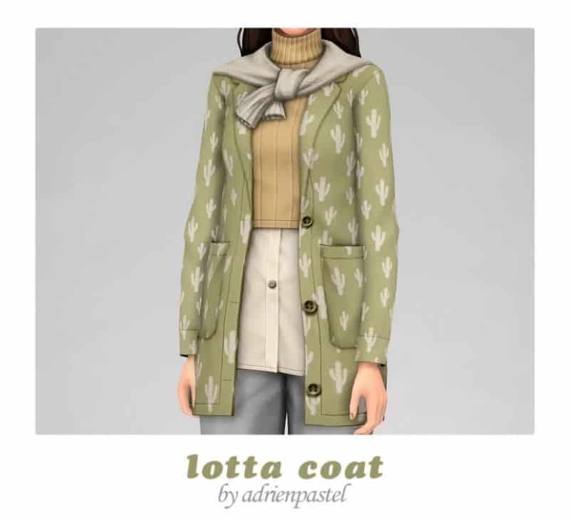 Sims 4 Lotta Coat CC