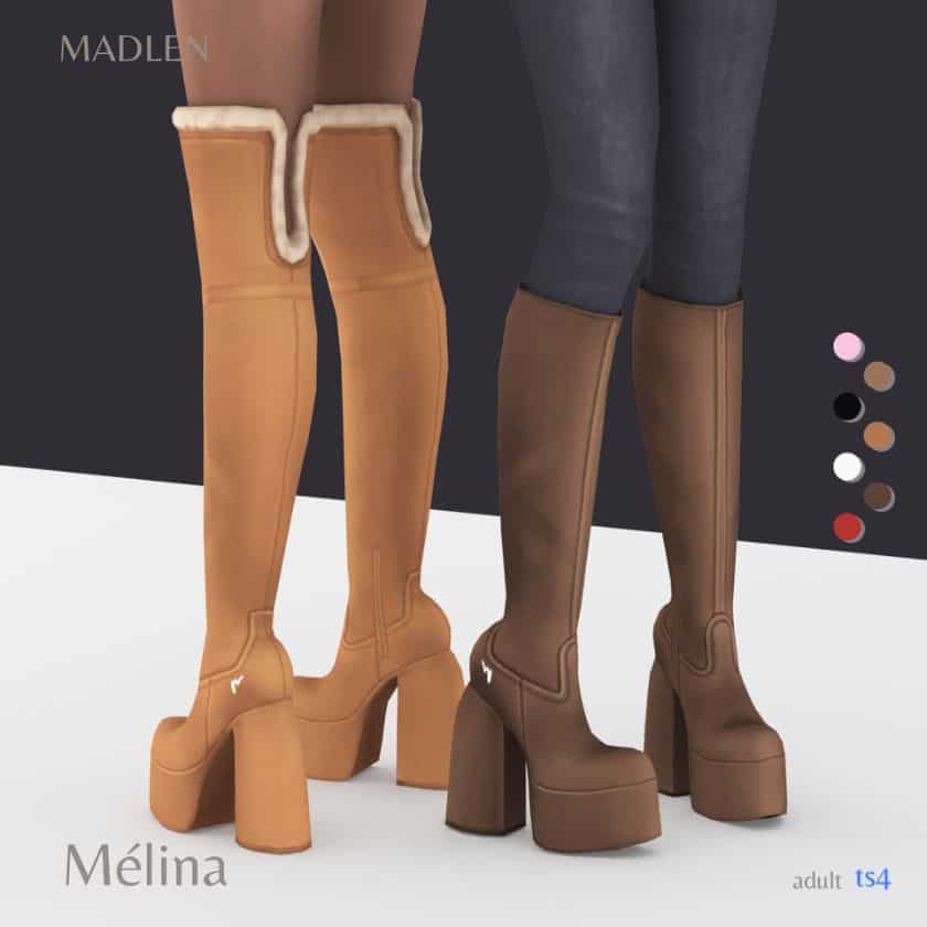 Sims 4 Mélina Boots Set