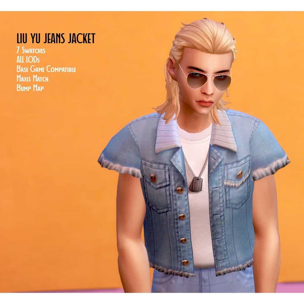 Sims 4 Male CC Denim Look
