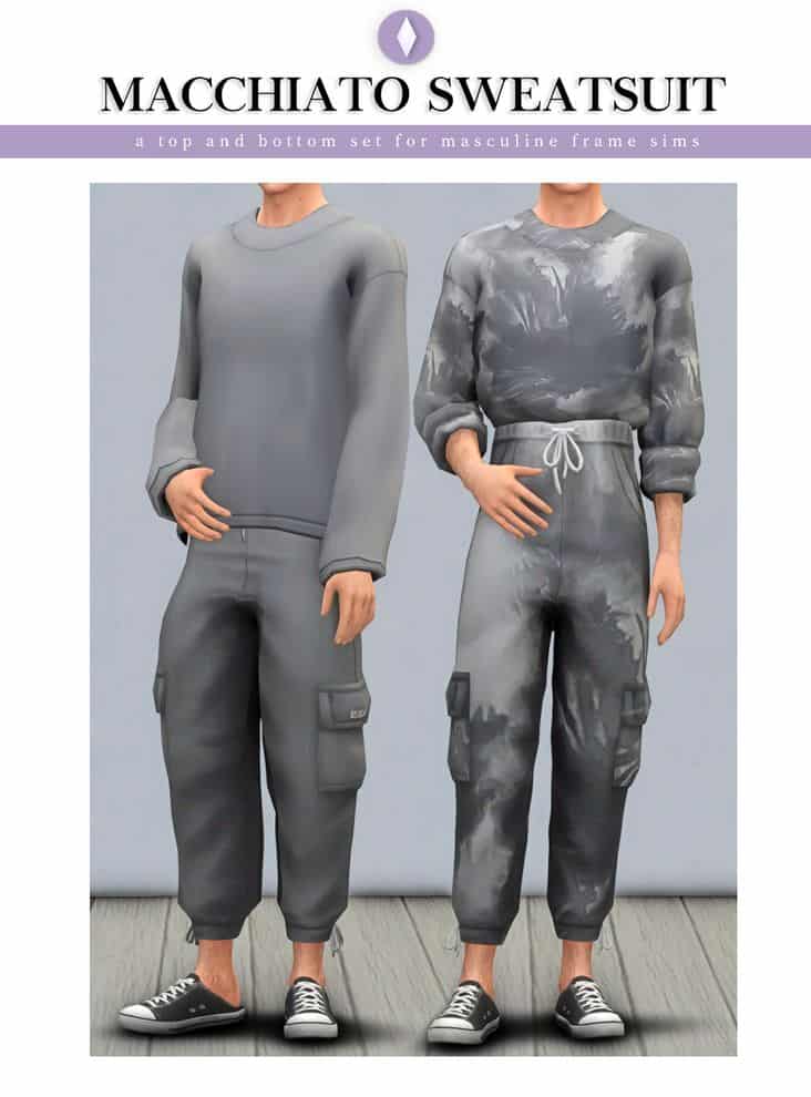 Sims 4 Male CC Sweatsuit