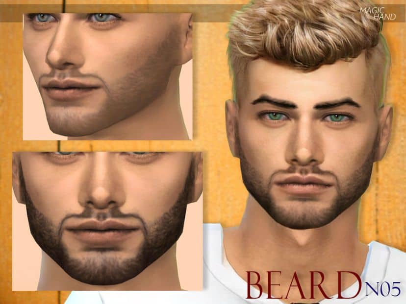 Sims 4 Male Facial Hair CC