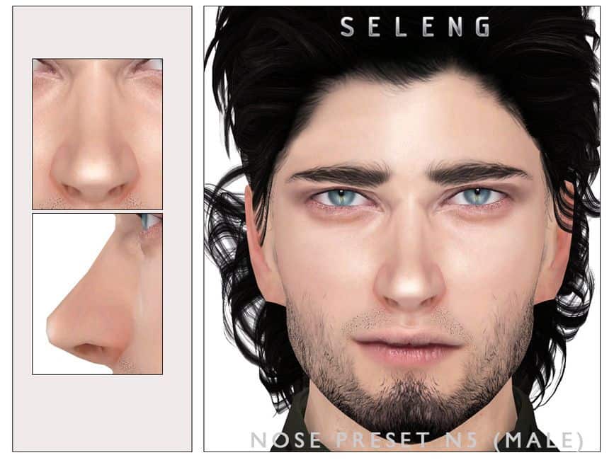 Sims 4 Male Nose Mod