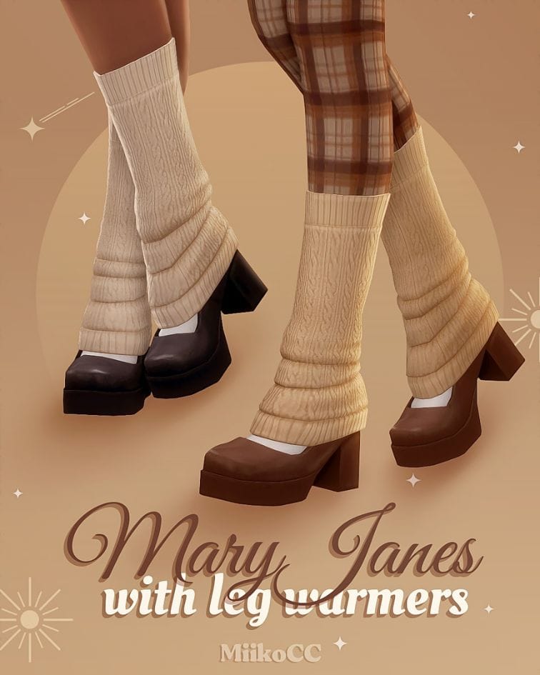 Sims 4 Mary Janes Shoes