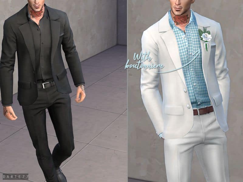 Sims 4 Men’s Wedding Suit