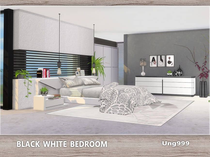 Sims 4 Modern Bedroom Set