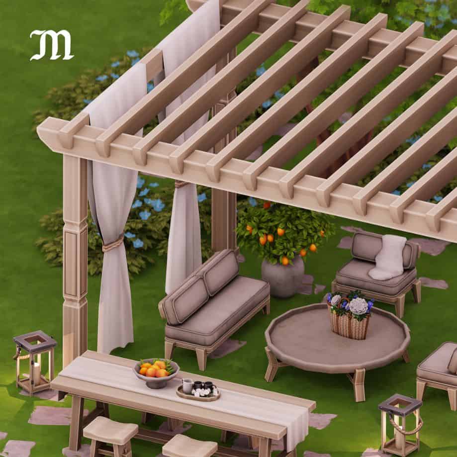 Sims 4 Patio Furniture CC