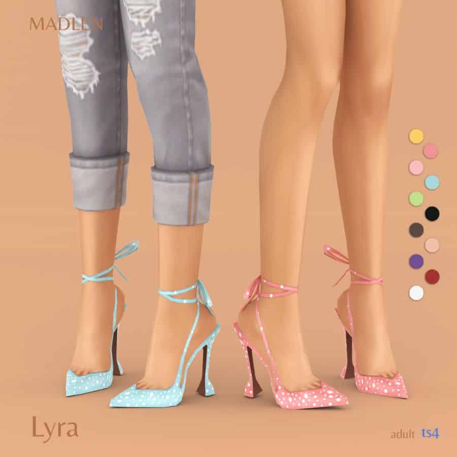 Sims 4 Peep-Toe Heels CC