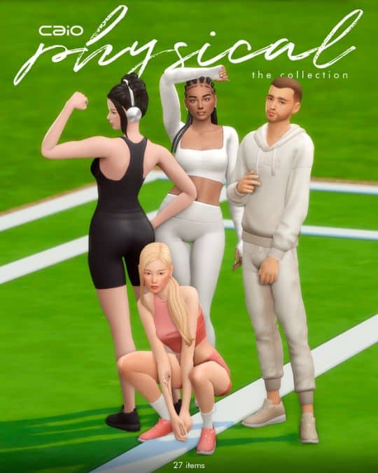 Sims 4 Physical CC Clothing Set